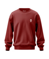 Crimson Red Minimal Crewneck Teevore