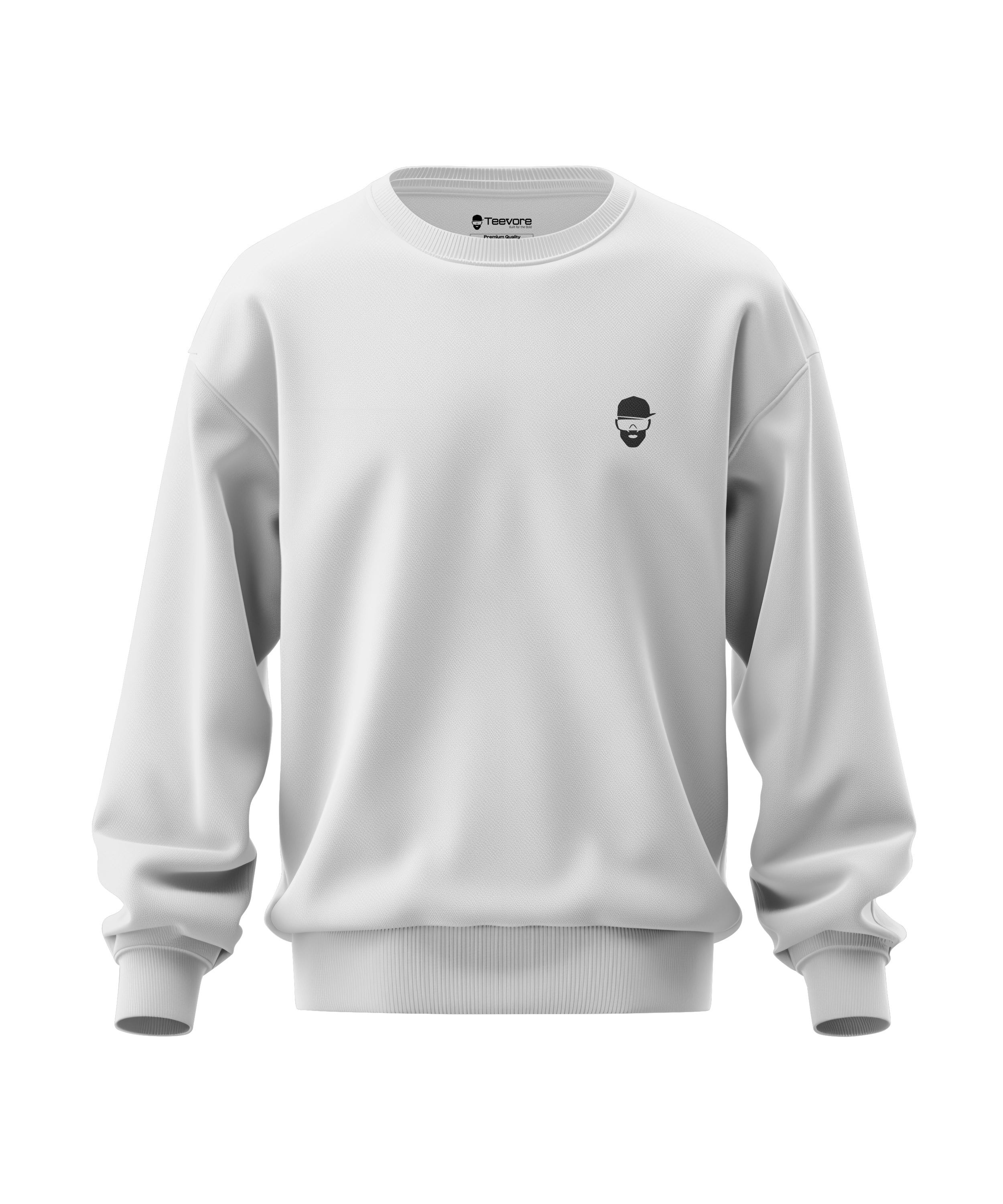 Arctic White Minimal Crewneck Teevore
