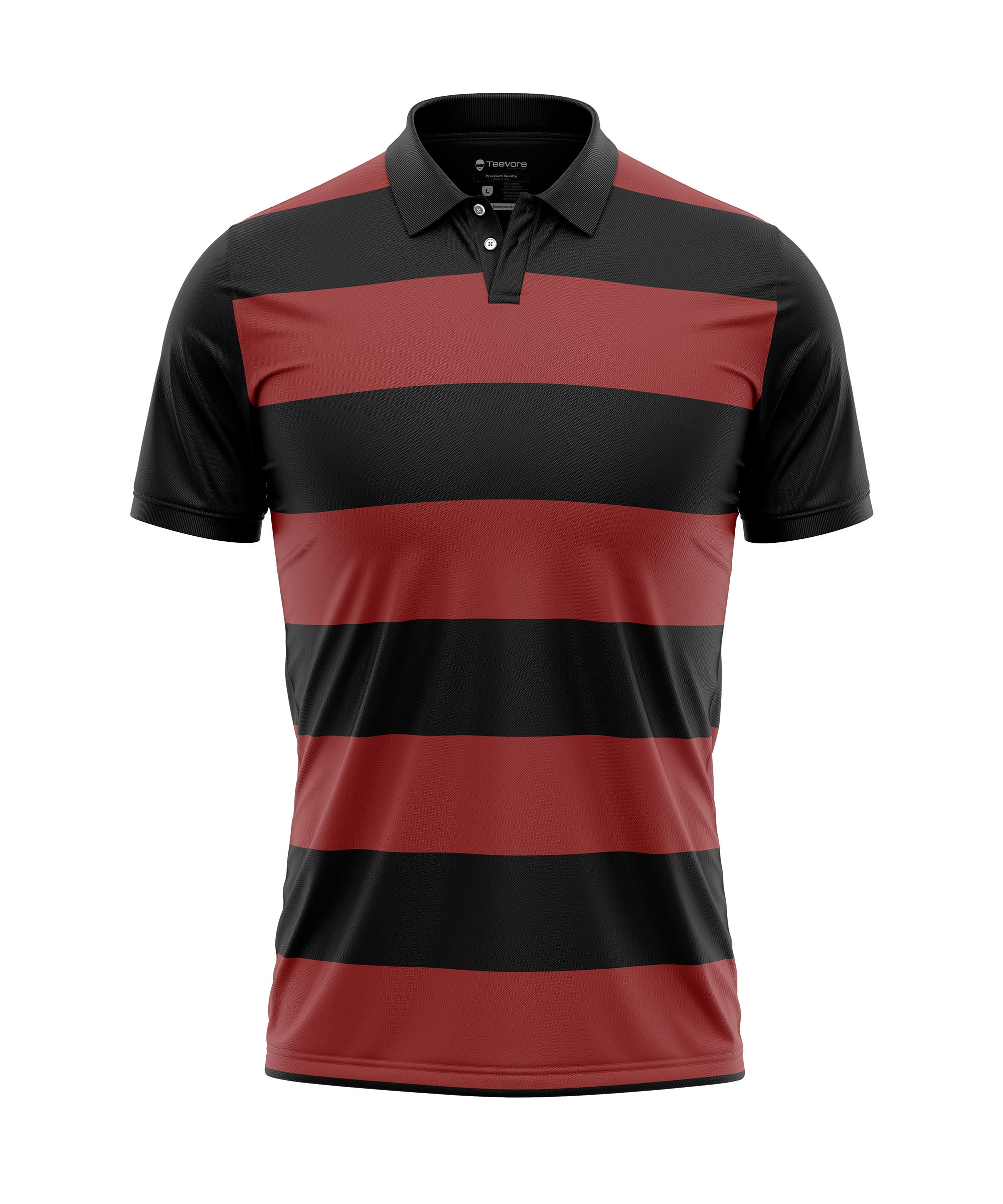 Marina Breeze Striped Polo Teevore
