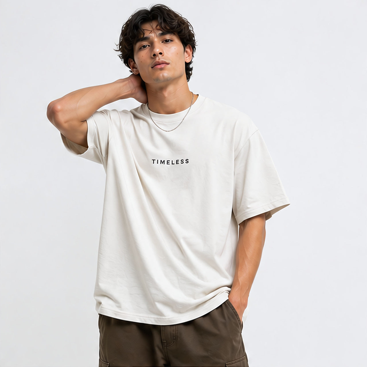 Steel Grey Oversized T-Shirt