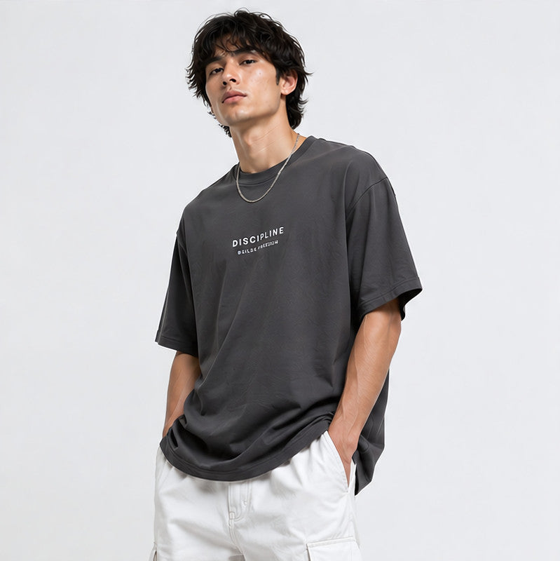 Slate Blue Oversized T-Shirt