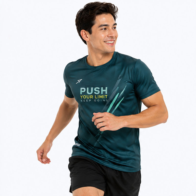 Push Performance Training Tee - Forest Green
