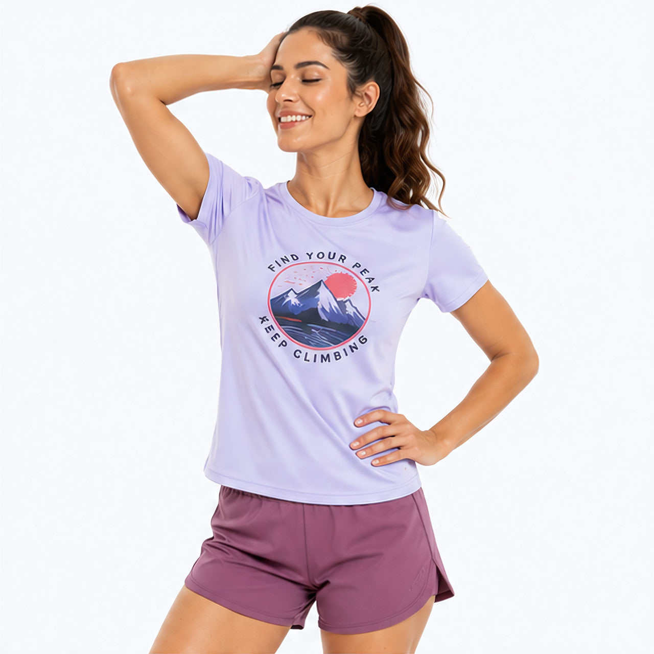 The Adventure Tee - Lavender