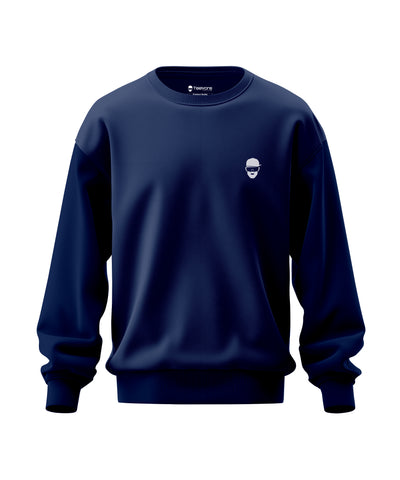 Deep Navy Minimal Crewneck Teevore