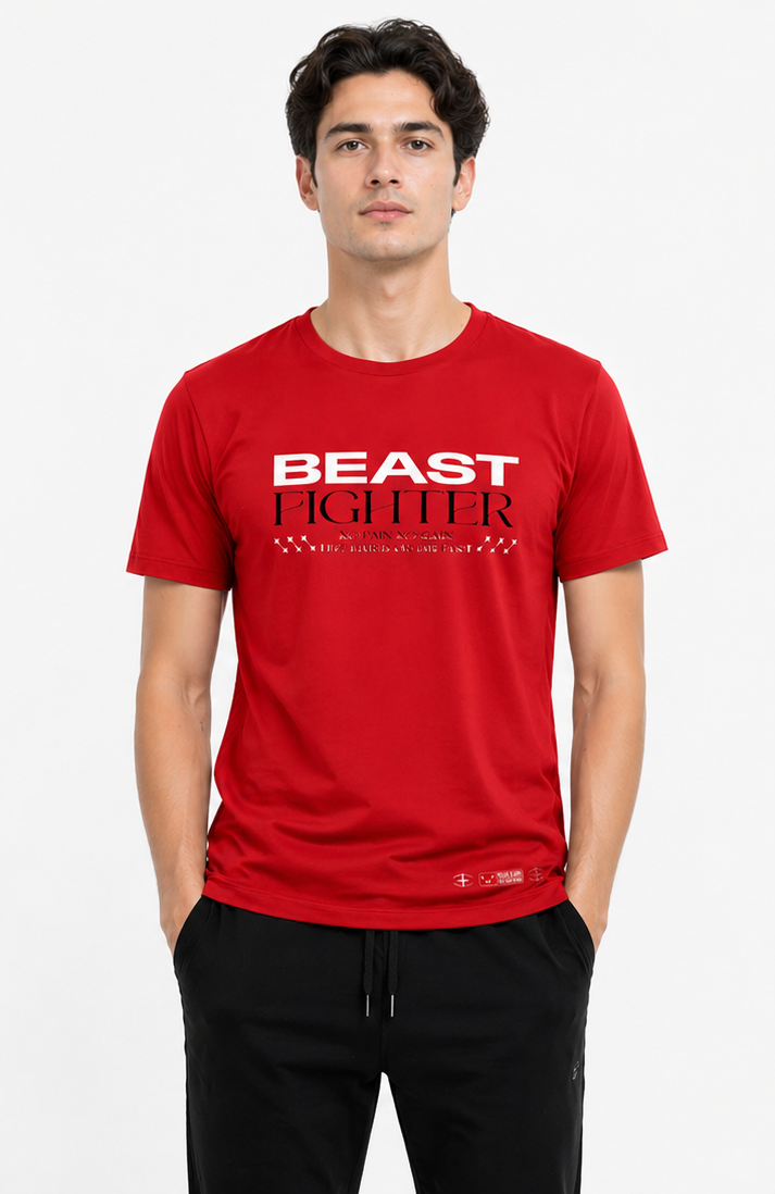BEAST Fighter Oversized Graphic T-Shirt