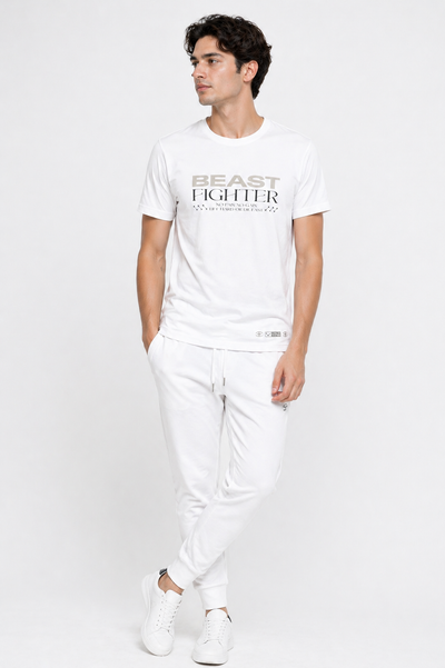 BEAST Fighter Oversized Graphic T-Shirt.