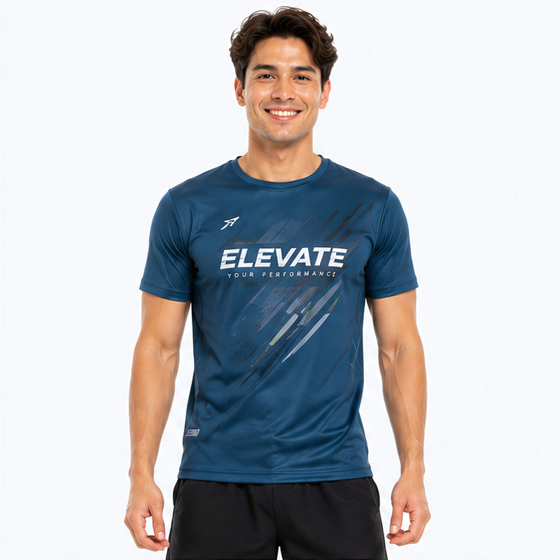 Elevate Athletic Fit Training Tee - Royal Blue