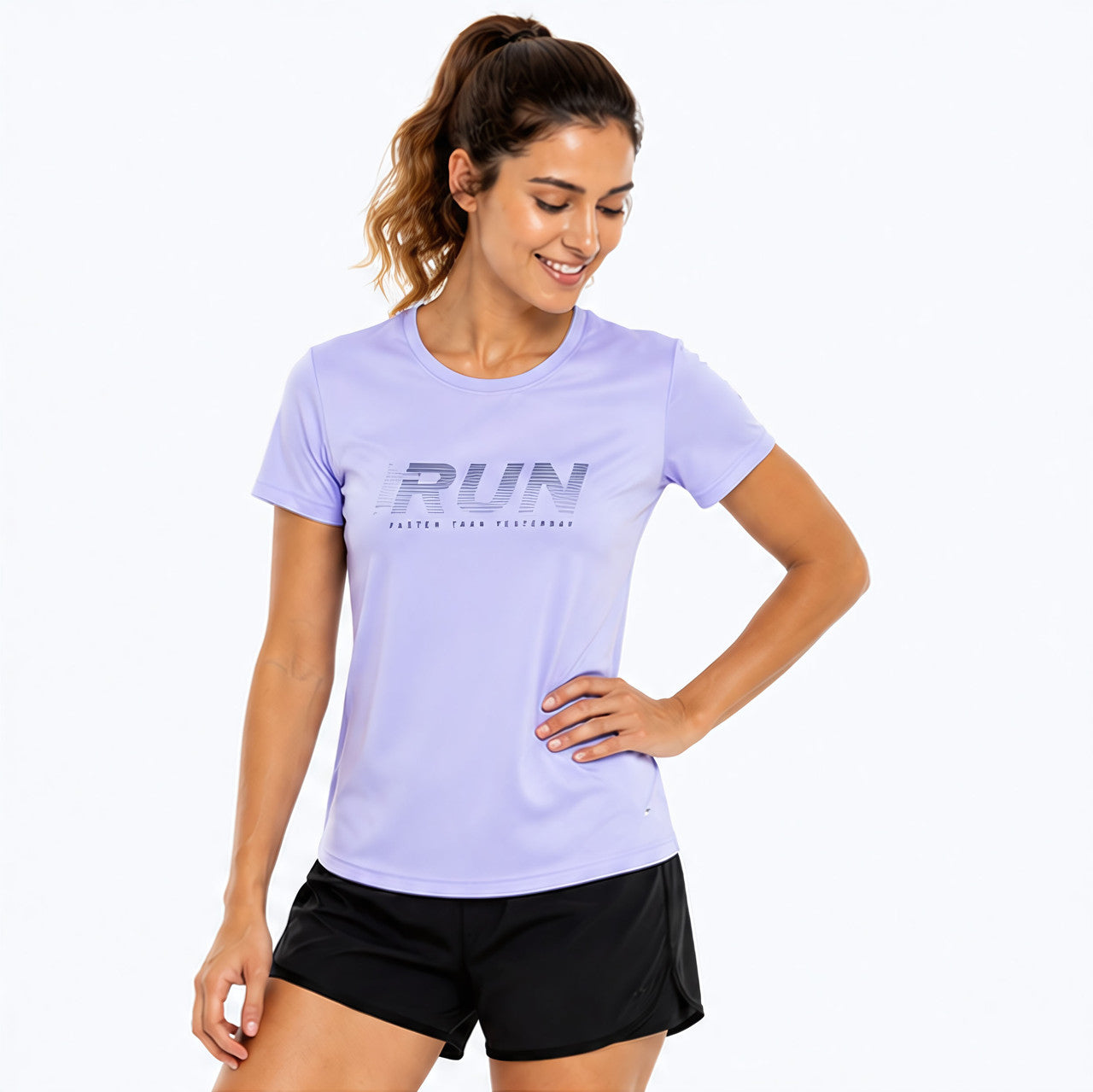 The Training Tee - Lilac